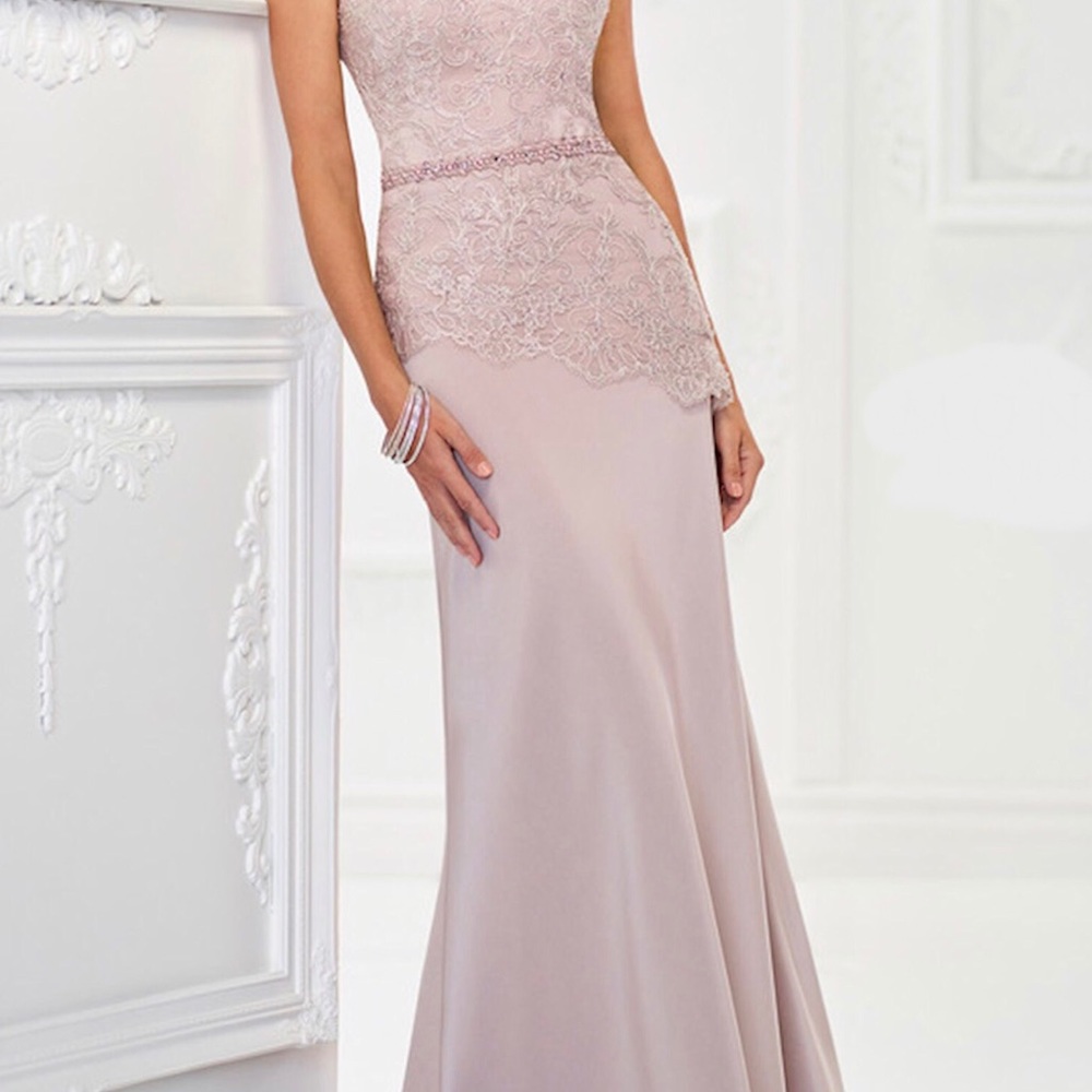 MONTAGE BY MON CHERI #118979 Oyster Color Size 16